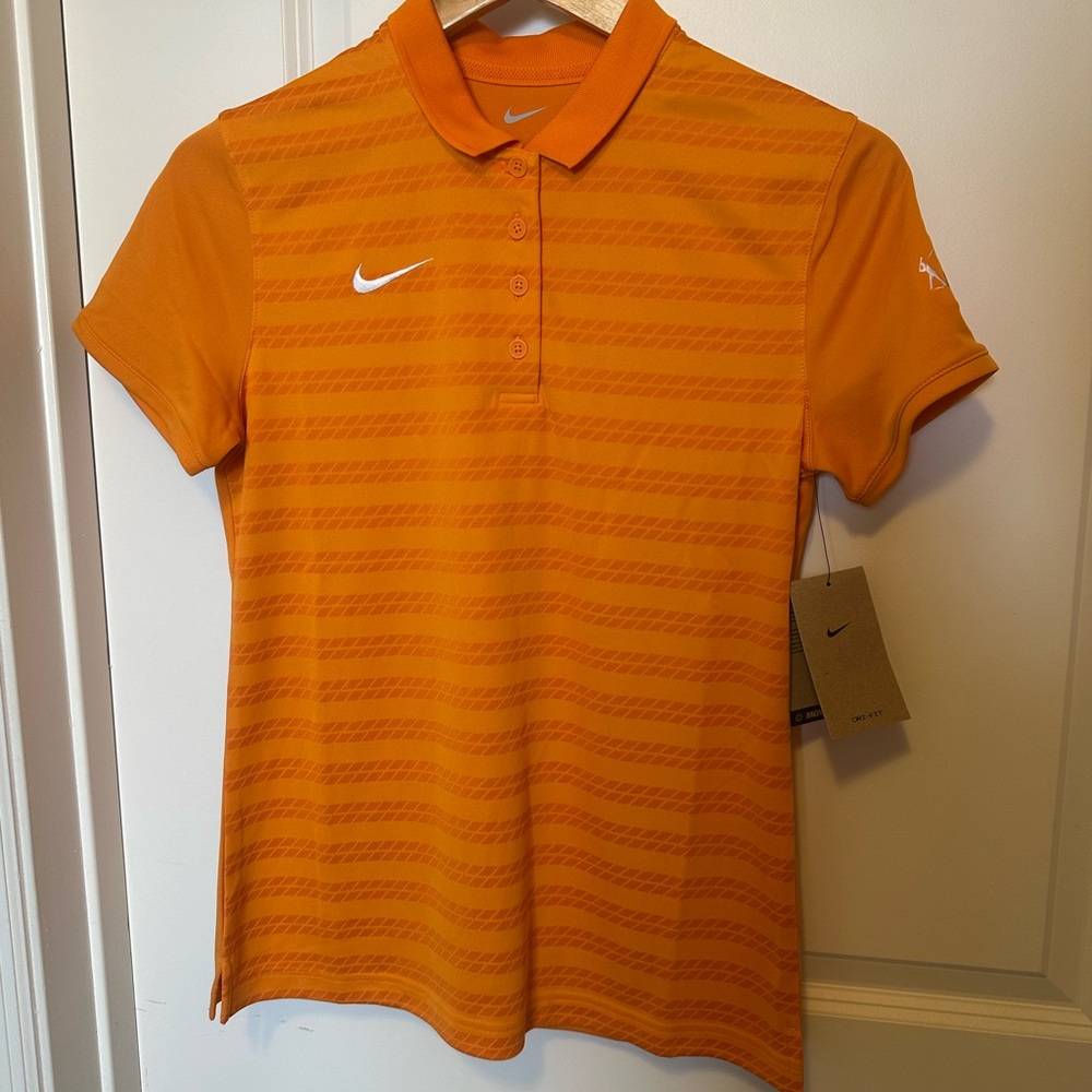 Nike Polo w/ Bo Jackson logo, women’s small. NWT